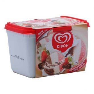 Sorvete Kibon Napolitano