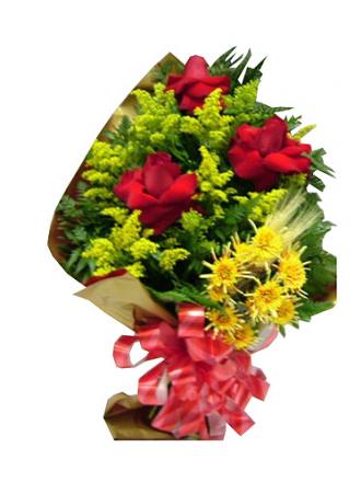 Bouquet de Flores com Rosas e Tango