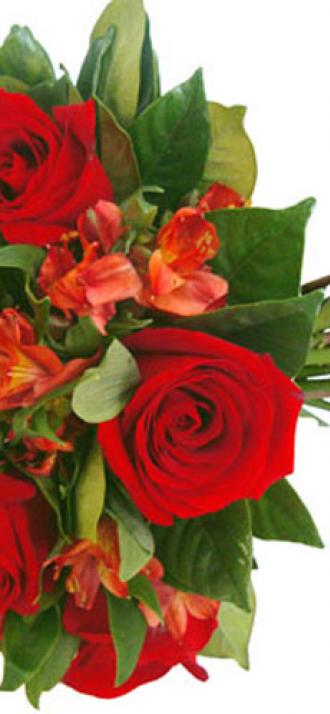 Bouquet de Flores de Rosas e Astromélias Gisele