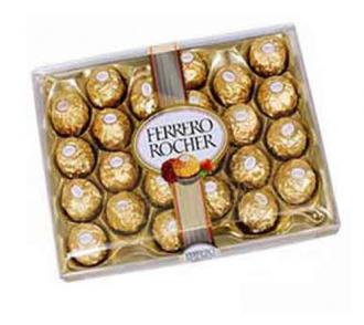 Caixa de Chocolates Ferrero Rocher Super Luxo