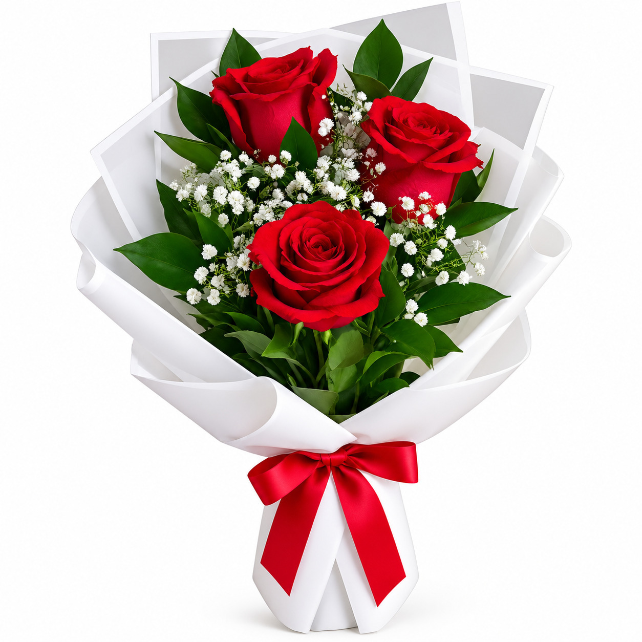 Mini Bouquet de Rosas Vermelhas Clara