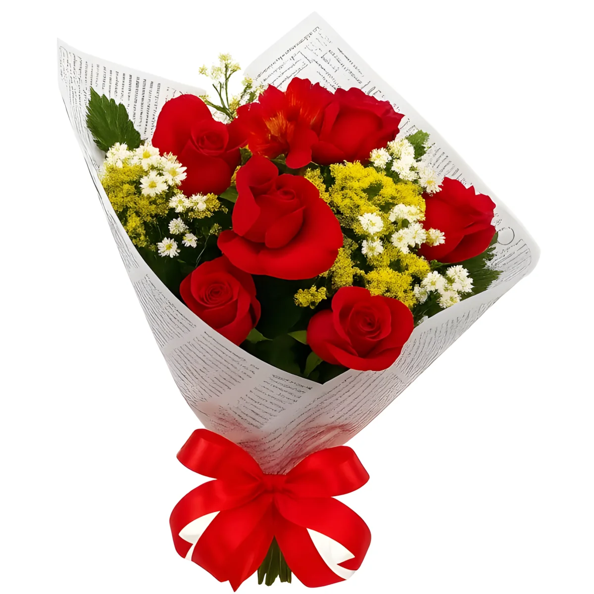 Bouquet com Rosas Nacionais Rosilene