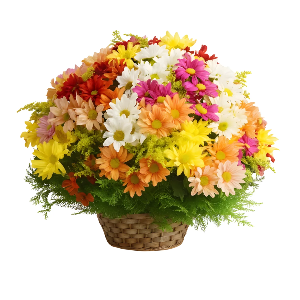 Cesta de Flores do Campo