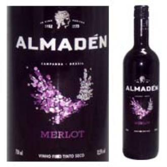 Nacional Tinto Merlot ALMADÉN Garrafa 750ml