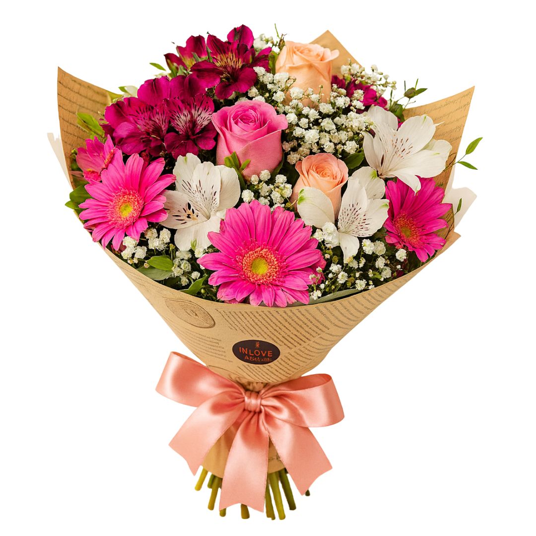 Bouquet de Rosas Pink Encanto